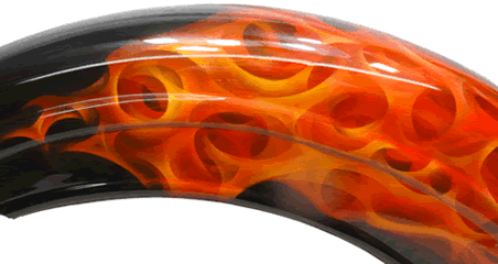 layered flames