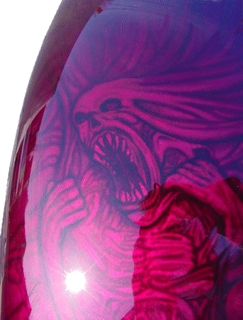 stretched demon close-up
