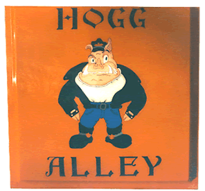 Hogg Alley bar sign
